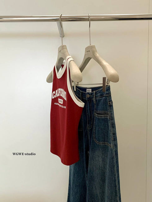 Women Racerback Graphic Tank Tops